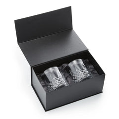 Diamond Etched Lowball - Set of 2